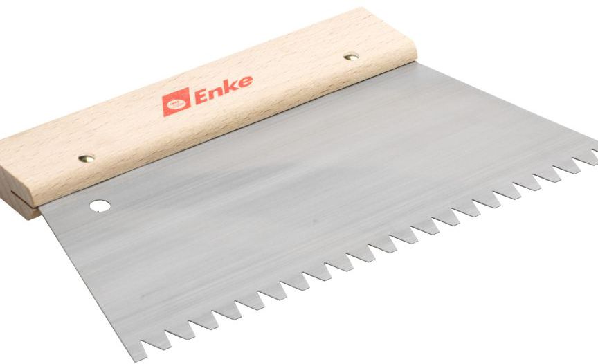 Zahnspachtel zu Enkolit B: 250mm - Bauwerkzeuge