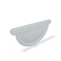PREFA Rinnenendboden 250 mm Silbermetallic 517043 - PREFA Dachentwässerungssysteme