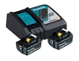Energiepack-Set EPAC18-502 18V, 2x 5.0 Ah Akku + Ladegerät - Makita Maschinenzubehör
