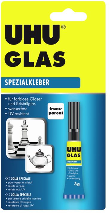 UHU Glaskleber, wasserfest 2g, in Tube - Kleben