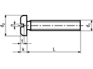 Pan-Hd Schr mit Schlitz Poly 6.6 BN1062 M5x25 - Bossard Schrauben