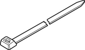 Kabelbinder à 100 Stk KBL-10 aus Nylon 370 mm 285.552 - Raychem Komponenten und Zubehör