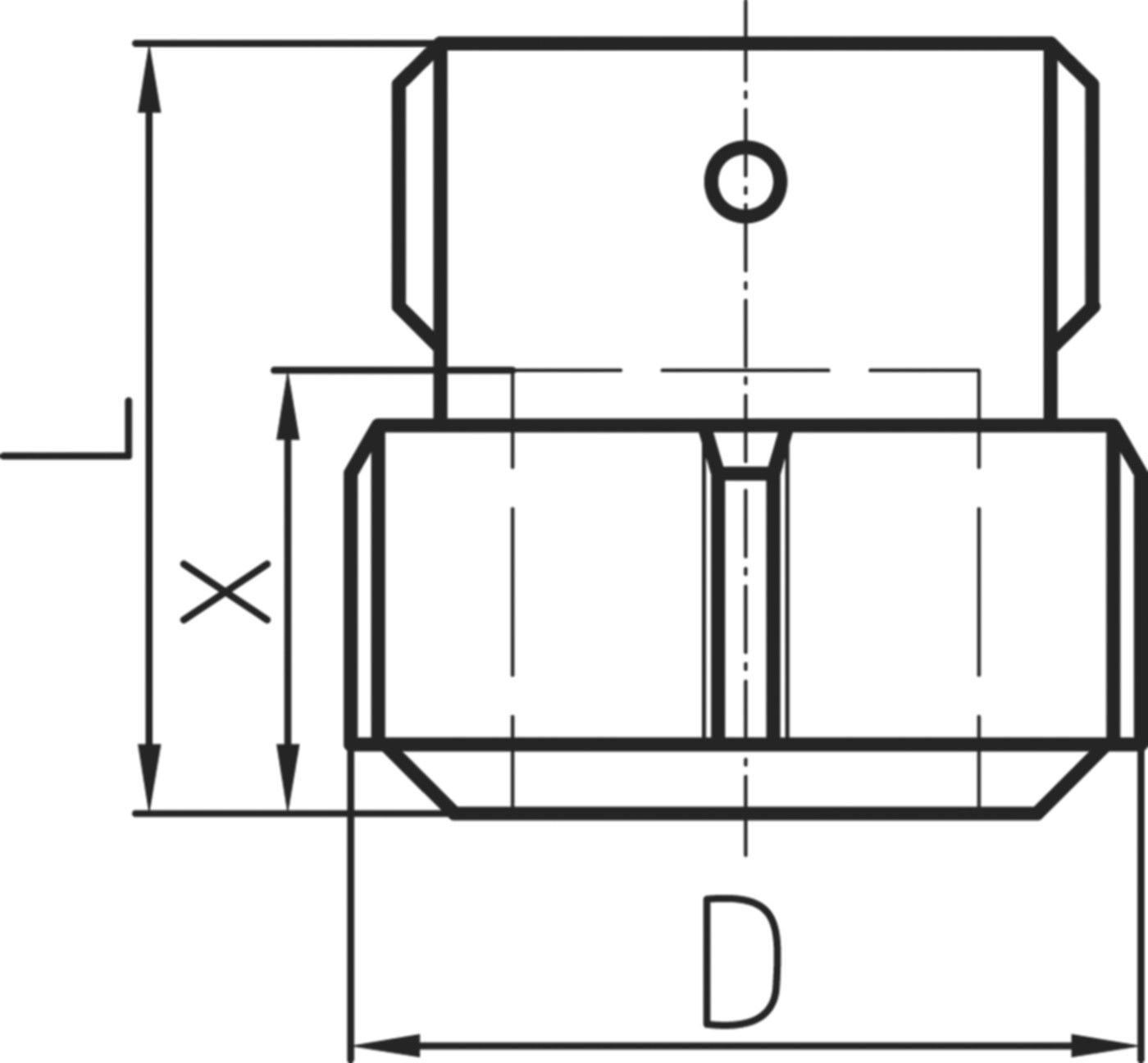 Kappen, für Stahlrohre NBR 1 1/4" 775 452 054 - GF Primofit