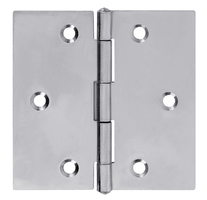 CHARMAG Scharnier kantig, mit vernietetem Stift HxB=30x30mm, verzinkt - Scharniere, Verschlüsse und Zubehör