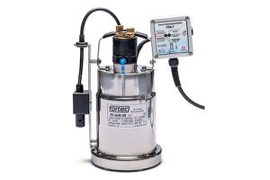 FORTEC Flachsauger m.Niveau-Reg., INOX PFI-9600NR, 9'600l/h, 7m, 0.5kW - Wasser