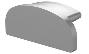 Enddeckel zu FLA 40x10mm Handlauf CNS 1.4301 geschliffen EN 10088 - INOXTECH-Handlauf-/Geländer-System