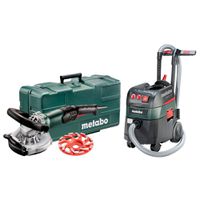 Beton Renovierungsschleifer-Set RSEV 19-125 + ASR 35 L ACP - Metabo Elektrowerkzeuge
