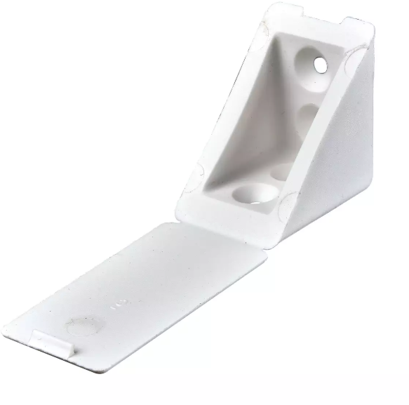 Hettich Eckverbinder Kunststoff weiss, 31 x 31 x 24mm - Diverse Möbelbeschläge und Zubehör
