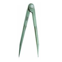 VOGEL Spitzzirkel, ohne Stellbogen 150mm, Spitzen gehärtet, INOX - Kontrollieren