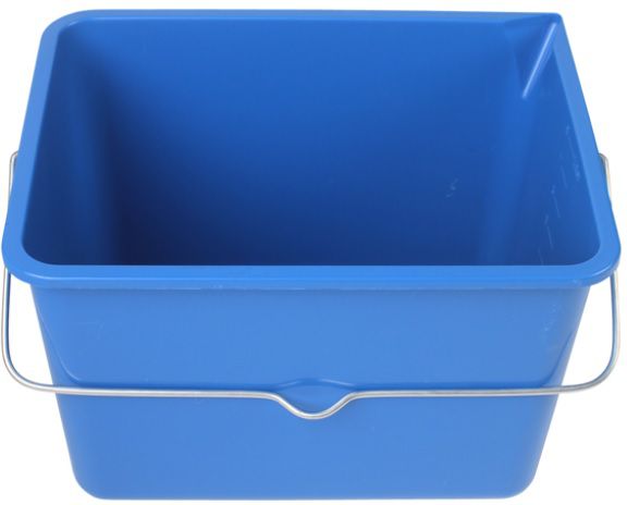 Farbeimer rechteckig, blau - Malerwerkzeuge