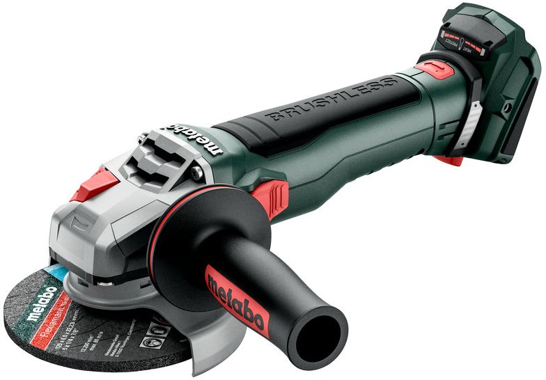 Akku-Winkelschleifer WB 18 LT BL 11-125 Quick 18V, Ø-Scheiben 125mm, solo in metaBOX - Metabo Elektrowerkzeuge