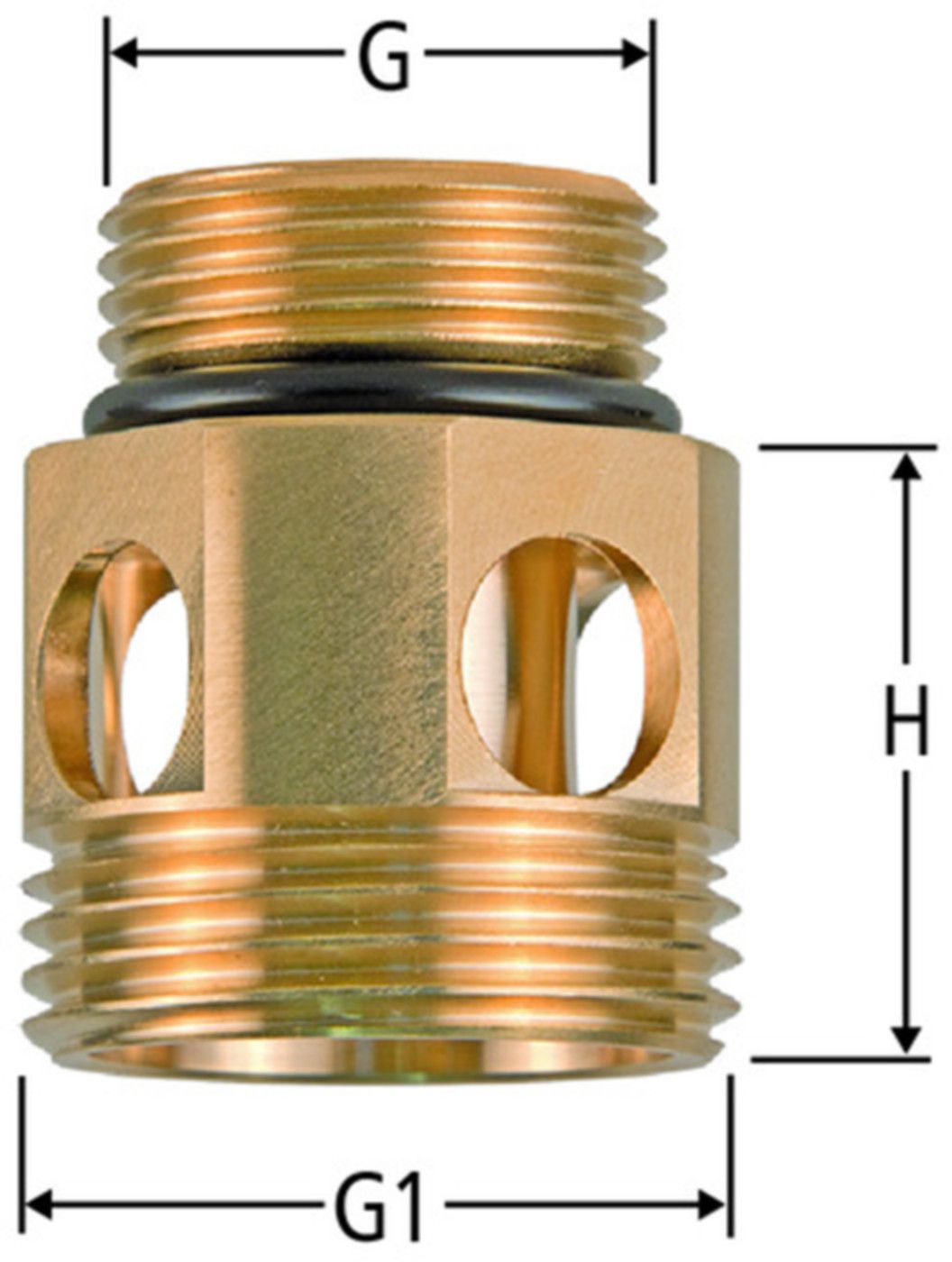Belüfter 3/4" 13085.04 zu Sicherheitsgruppen - Nussbaum Armaturen