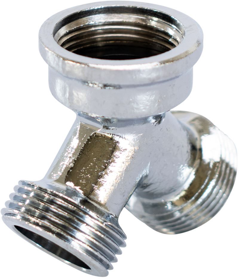 TEGUFIX Y-Verteiler, verchromt G 3/4", 1xIG, 2xAG, 55105.011 - Tegum Armaturen