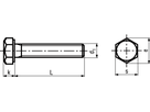 6-kt Schr o Schaft ST8.8 GEOM 500 A BN21200 DIN933 M 8 x 45 - Bossard Schrauben