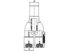 YS-Stück mit integrierten Heizwendeln d 32-32-40mm 640 035 (Karton à 28 Stk.) - Frialen Elektroschweissfittinge