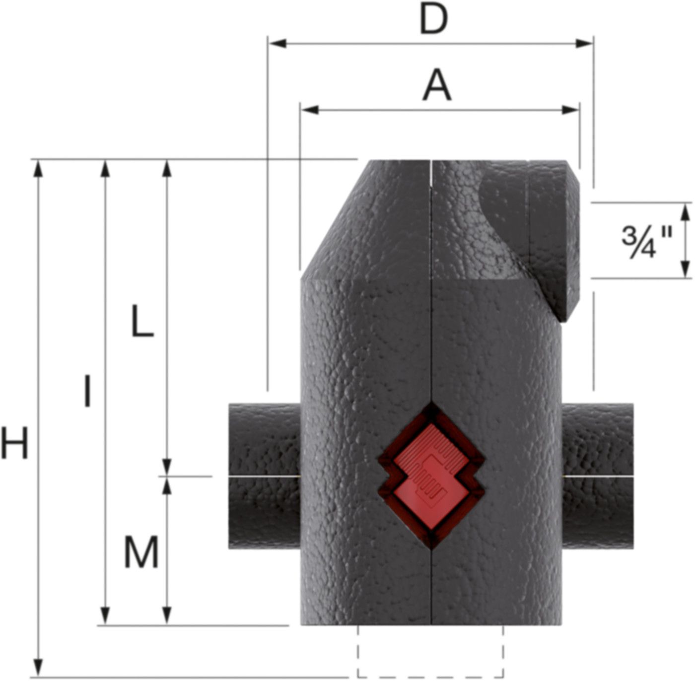 Flamcovent Smart Luftabscheider 11/4" 30014 m/drehbaren Anschlüsse und EPP Isolation - Flamco Luft- und Schlammabscheider