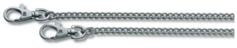 VICTORINOX Taschenmesser-Kette vernickelt, L=40cm, 4.1815 - Heften, Schneiden