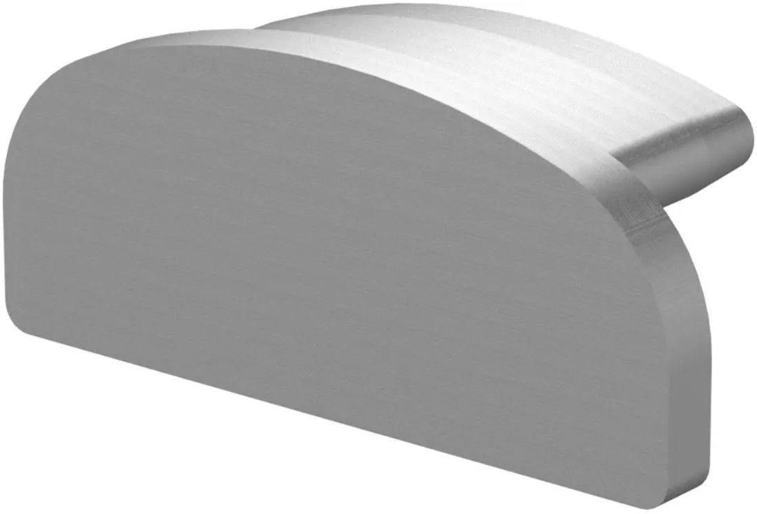 Enddeckel zu FLA 40x10mm Handlauf CNS 1.4301 geschliffen EN 10088 - INOXTECH-Handlauf-/Geländer-System
