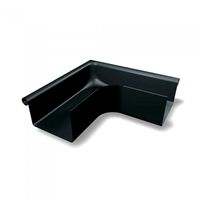 PREFA Kastenrinnenwinkel 90° innen 333 mm P.10 Schwarz - PREFA Dachentwässerungssysteme