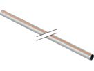 Systemrohr Edelstahl 1.4301, Stange à 6m 88.9 x 1.5mm mit orangem Streifen 49610 - Mapress Therm Supersize Rohre 1.4301