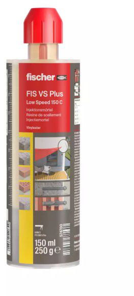 FISCHER Hochleistungsmörtel FIS VS Plus 150 C Low  Speed, 150ml, 574700 - Fischer Befestigung