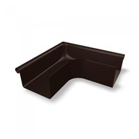 PREFA Kastenrinnenwinkel 90° außen 333 mm P.10 Nussbraun - PREFA Dachentwässerungssysteme
