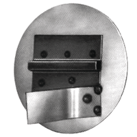 Ofenrohrklappen schwarz 105mm 816.2 - Ofenrohre und Zubehör