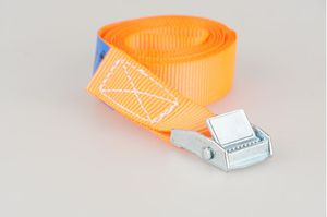 mamutec Klemmschlossgurte 1tlg. L= 3m, B=25mm, 250daN, orange - Hebewerkzeuge