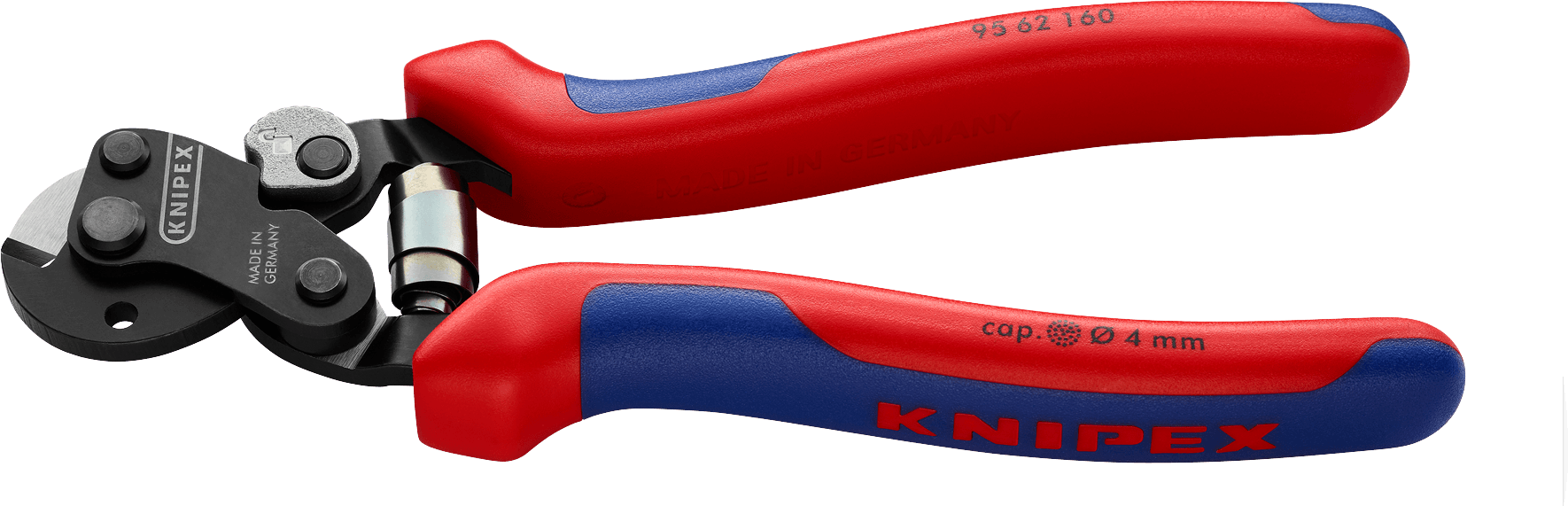 KNIPEX Drahtseilschere 9562, L=160mm , bis Ø 6mm Seile - Zangen, Schneiden
