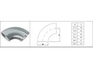 3D Schweissbogen geschliffen 21.3 x 2 mm 1.4404 V4A - INOXTECH-Handlauf-/Geländer-System
