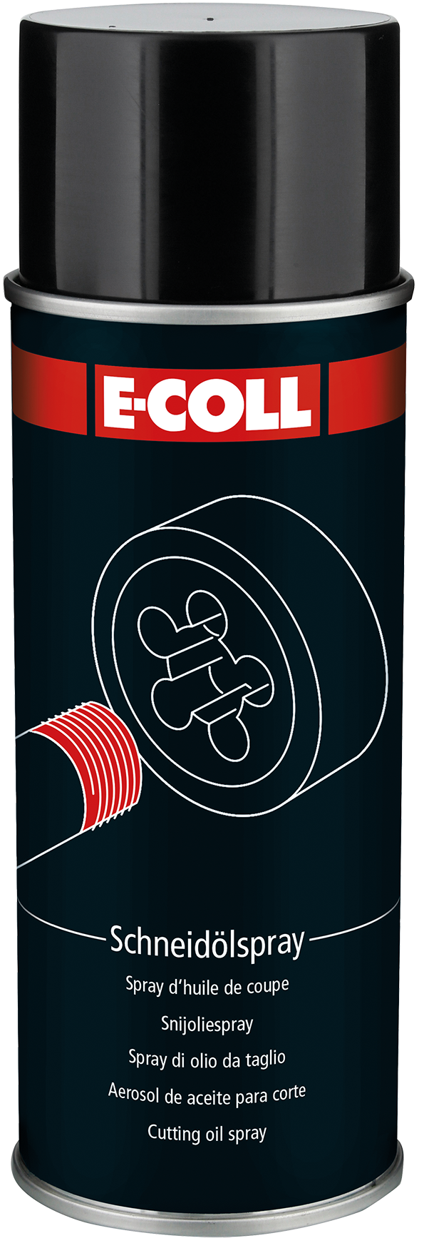 E-COLL Schneidölspray 400ml, aus allen Lagen sprühbar, + 180°C - Schmieren