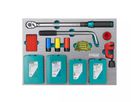 TECHNOCRAFT Werkstattwagen Swiss Team XL mechanic "775 tlg. , 1/4"" + 3/8"" + 1/2"" , 8 Schubladen, - Schlüsselwerkzeuge