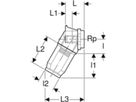 Dose 60° 20mm-1/2" 651.491.00.1 - Geberit-Push Fit-Formstücke