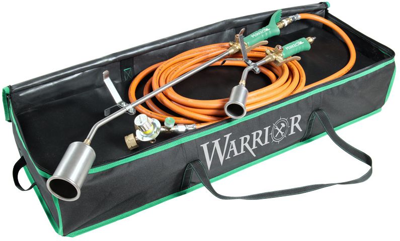 PERKEO TITAN PLUS-Set I Drachenflügel Ø60 + 40mm , Schlauch 10m in Warrior-Tasche - Spenglerwerkzeuge
