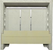 Verteilerschrank L-Beton Swiss 500 800 x 537 x 150 mm / Innen 125 mm - BKK Verteilerkasten