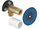 Set Anschlusswinkel 1/2"- MF1/2" 465.034.00.2 mit Aussengewinde - Geberit-Push Fit-Formstücke