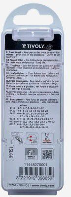 TIVOLY Stufenbohrer HSS tialN Shock Series Schaft 6.35 , 1x 4-20 mm , 1x 4-30 mm - Bohren