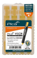 Pica Ersatzminen-Set Visor gelb, wasserfest, Pack à 4 Stk - Auszeichnen