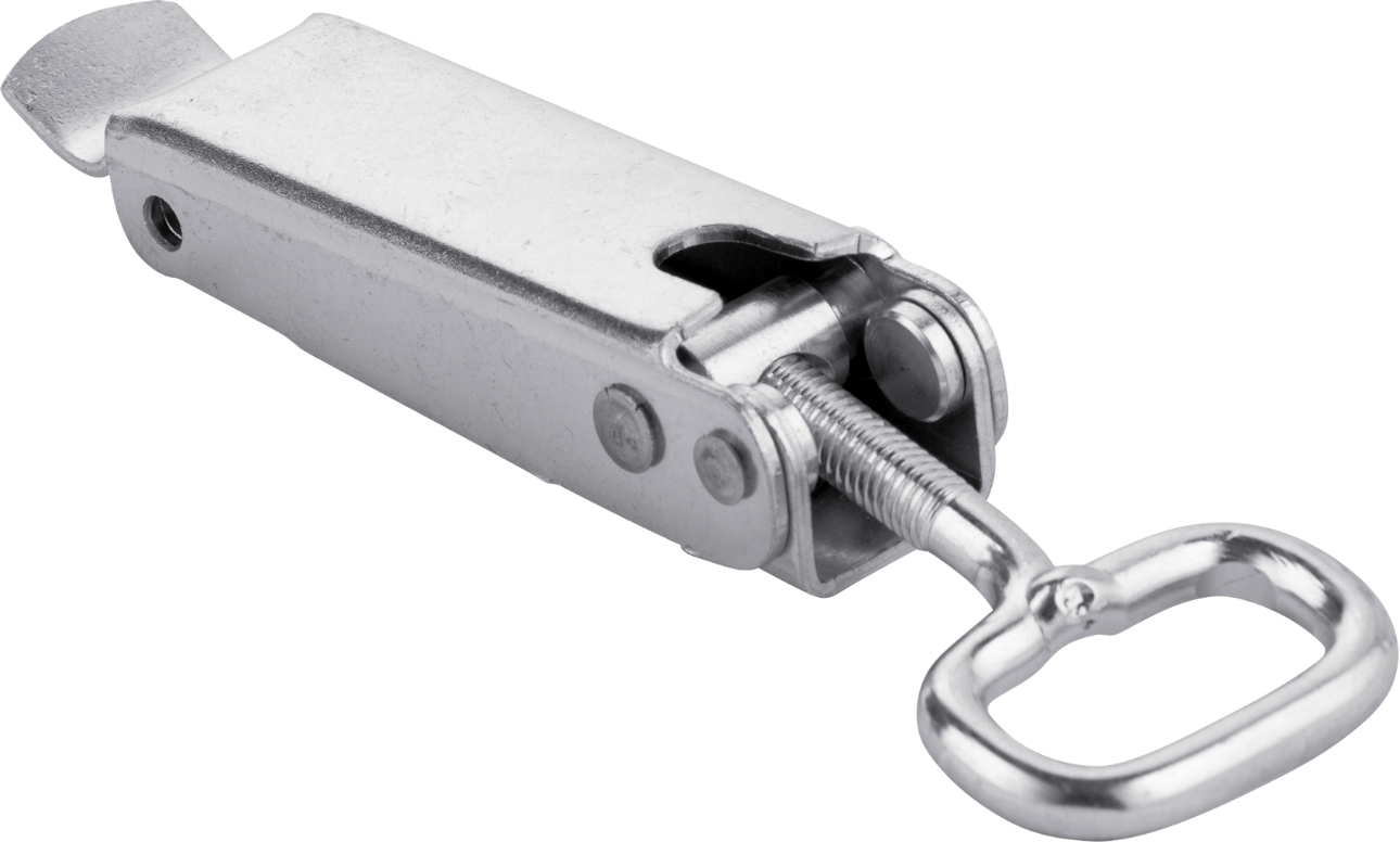 CHARMAG Kistenverschluss ohne Kloben, verstellbar L=150-170mm, verzinkt - Scharniere, Verschlüsse und Zubehör