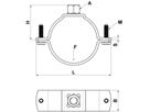 Rohrschelle d 200mm/1" 370.840 - Schänis-Rohrschellen