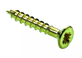 Hettich Senkkopf Schrauben vermessingt, PZ 25 x 16mm, f. St.Scharnier, à 50 S - Diverse Möbelbeschläge und Zubehör