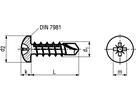 Linsen-Bohrsch ecosyn®MRX Pozi INOX BN14727 4,2x19 - Bossard Schrauben