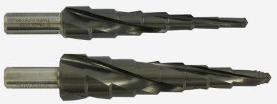 TIVOLY Stufenbohrer XL HSS tialN TSP Spitze Schaft 10 , 1x 5 - 16 mm , 1x 8 - 22mm im Blister - Bohren