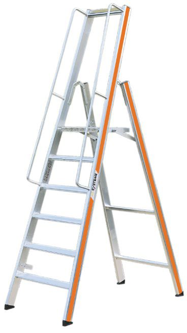 HB Podestleiter Typ 250, 9 Stufen, L=3.30m - Garten