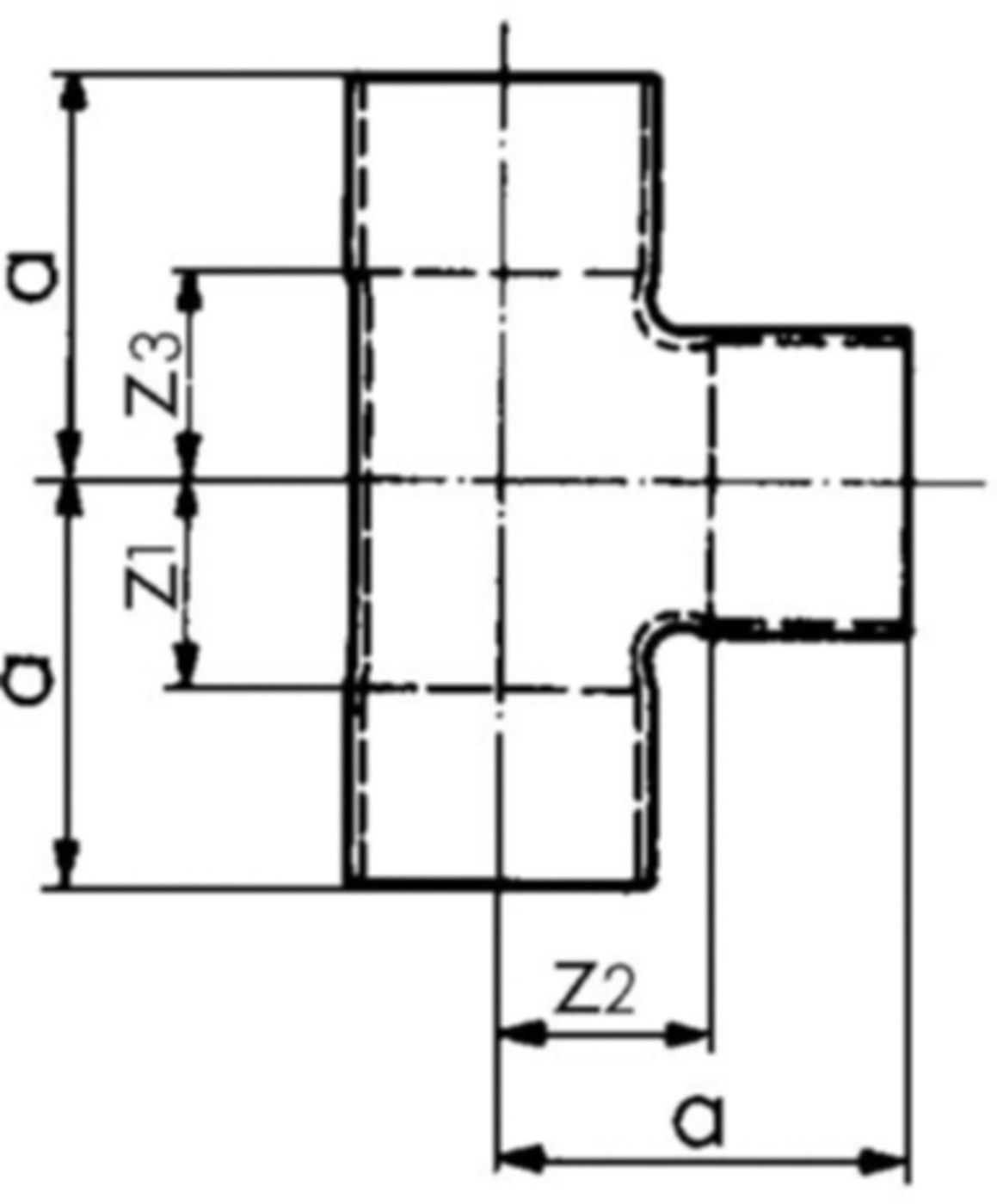 Löt-T-Stück egal 7130 10 mm 767 130 002 - GF Lötfittings