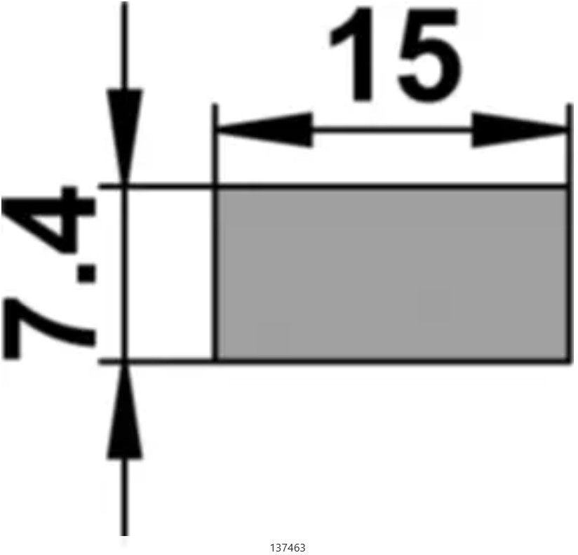 Glaslager zu Ganzglasvordach VSG 25mm , hinten unten ,à 1000mm - INOXTECH-Handlauf-/Geländer-System