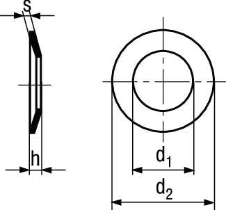 Spannscheiben Fst SN 212745 BN801 M3,5/3,7/9/0,5 - Bossard Schrauben