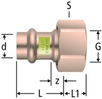 Verschraubungen NUSSBAUM Optipress-Gaz