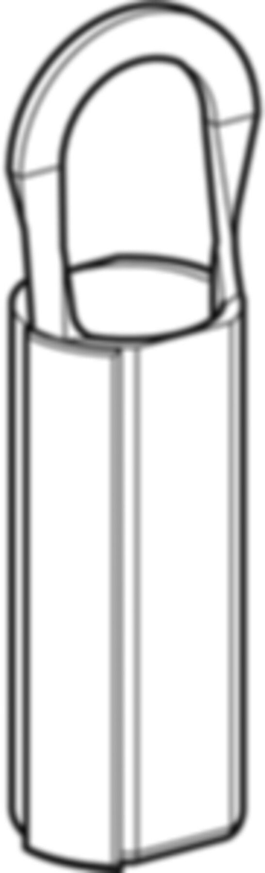 Schutzrohr-Abschluss Anschlusswinkel 16/20mm 601.838.00.1 - Geberit-Push Fit-Formstücke