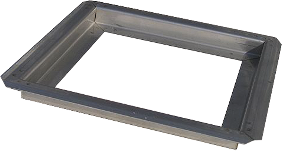 Aufsetzrahmen CrNi 250x250 420 - Kiesrahmen und Kiesroste